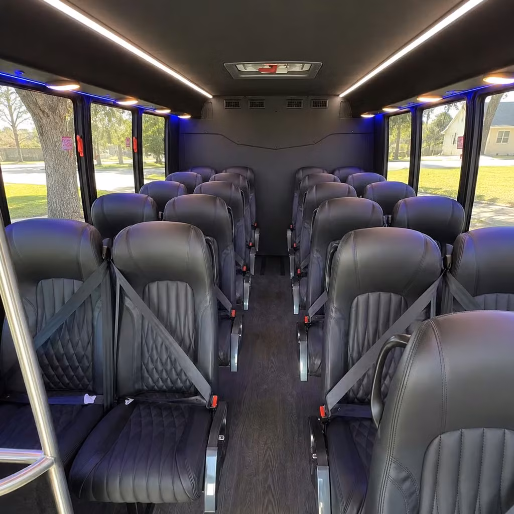 28 passenger minibus inside