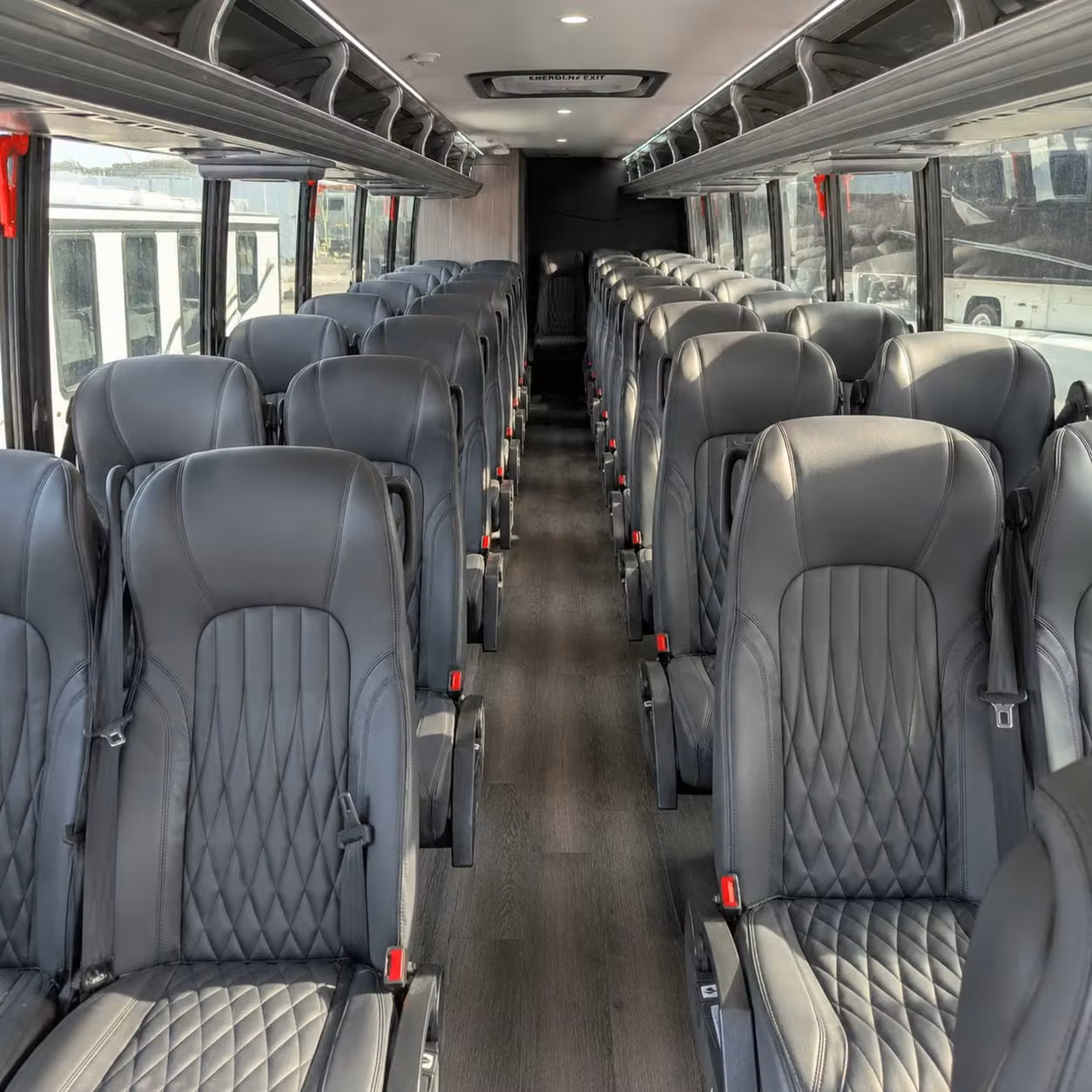 28 passenger minibus interior