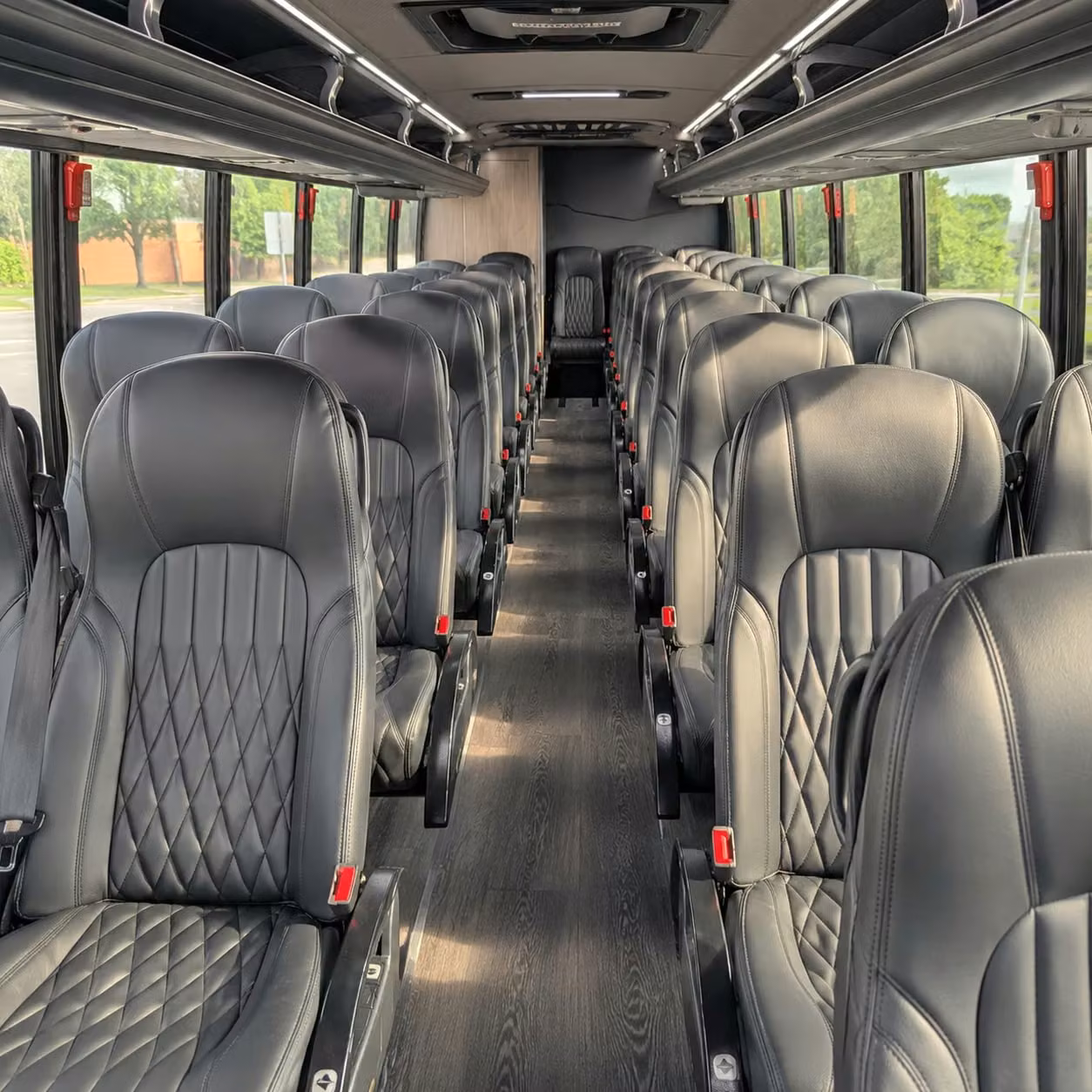 30 passenger minibus inside